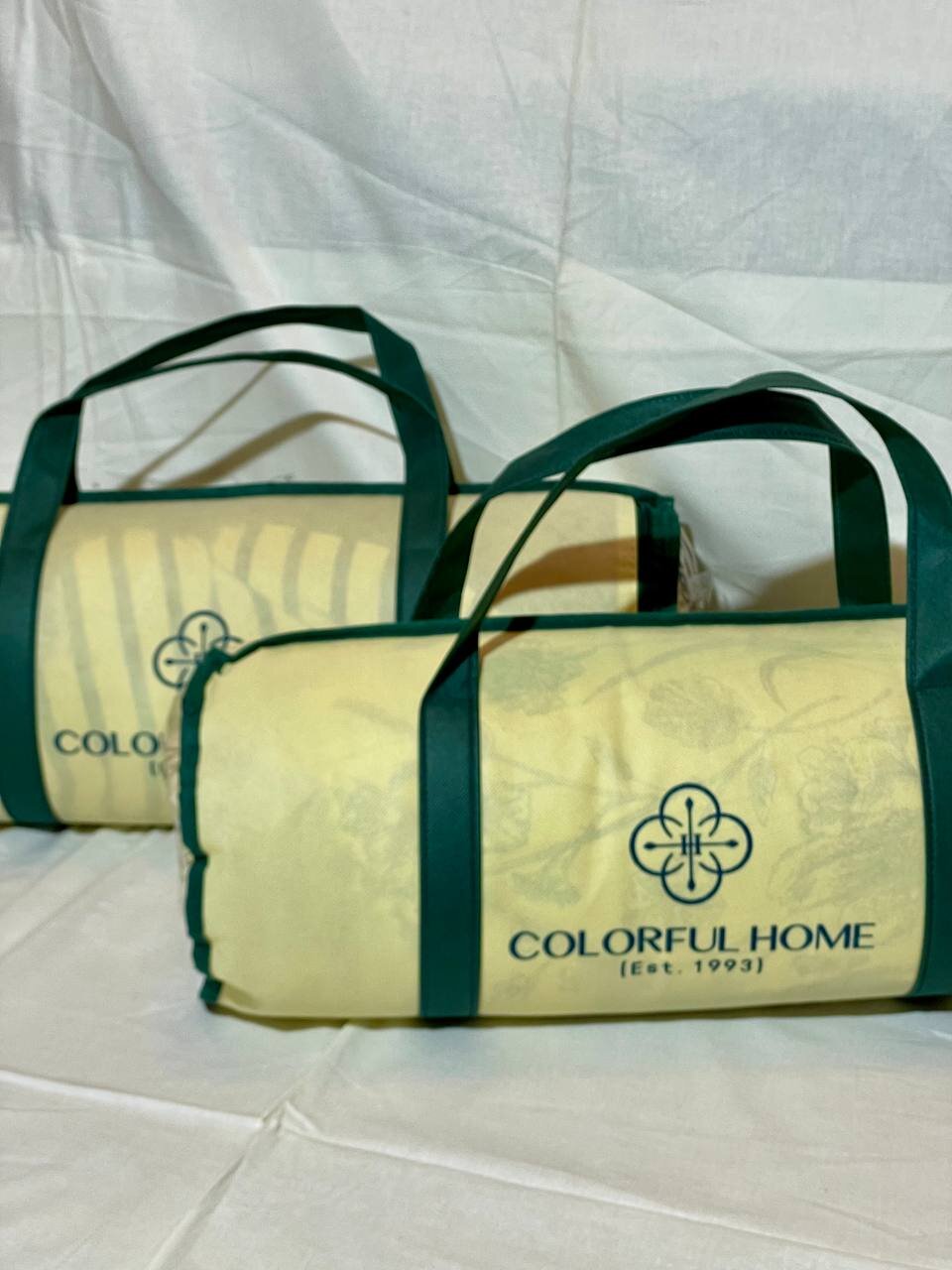 Мусліновий плед-покривало Colorful Home "Графічна флора" (Євро розмір)